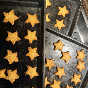 Brown Butter Shortbread Stars